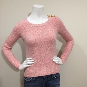 🔴Loft pink women’s sweater size Small